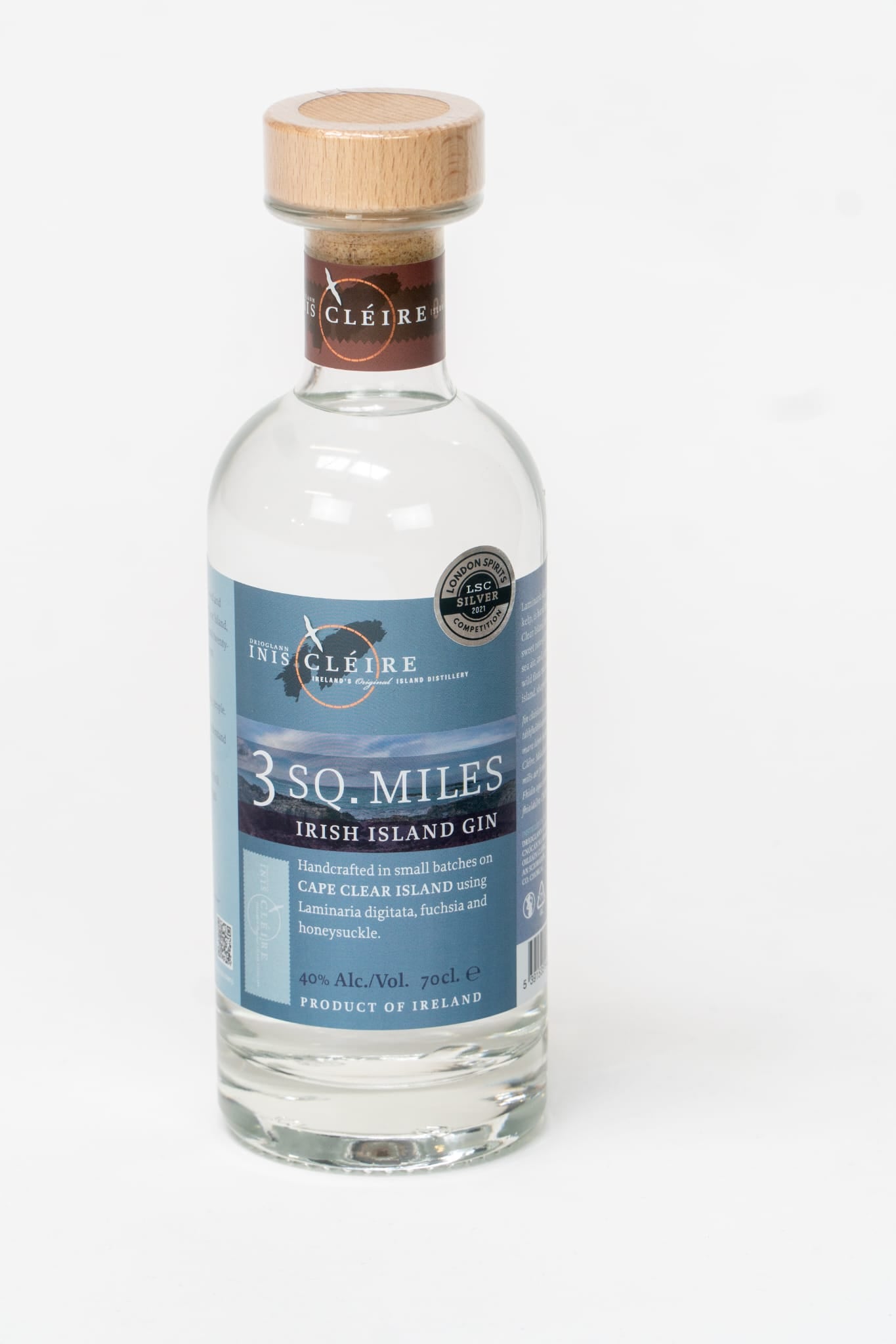3 SQ. MILES - Irish Island Gin (700ml)