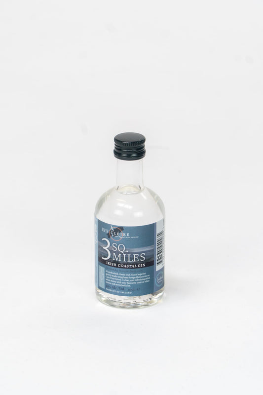 3 SQ. MILES - Irish Island Gin Mini (100ml)