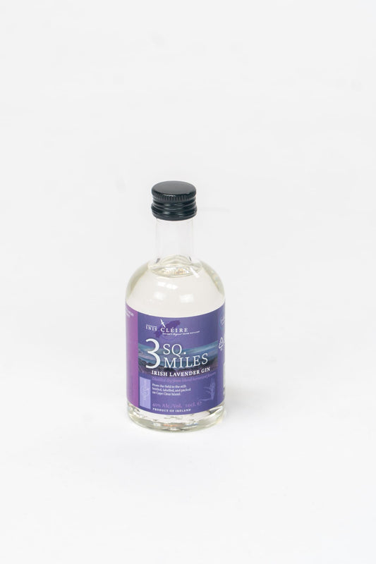 3 SQ. MILES - Irish Island Lavender Gin Mini (100ml)
